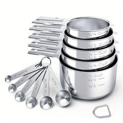 Multifunctional Stainless Steel Measuring Spoon Set