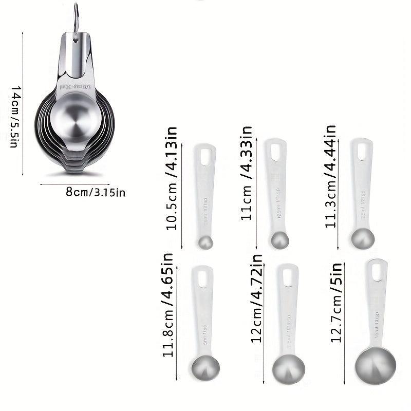 Multifunctional Stainless Steel Measuring Spoon Set