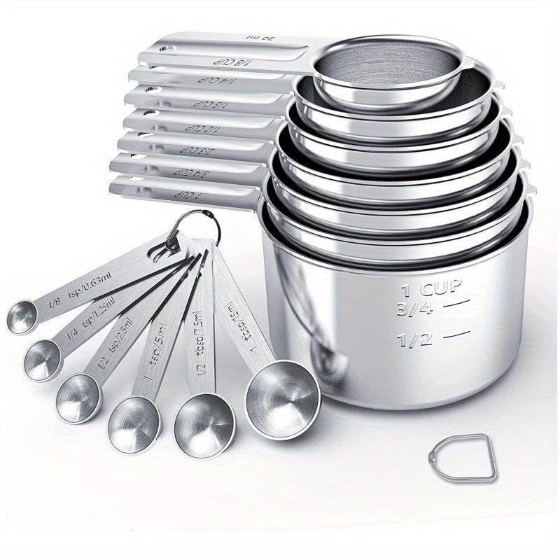 Multifunctional Stainless Steel Measuring Spoon Set