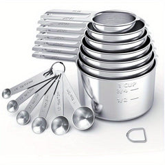 Multifunctional Stainless Steel Measuring Spoon Set
