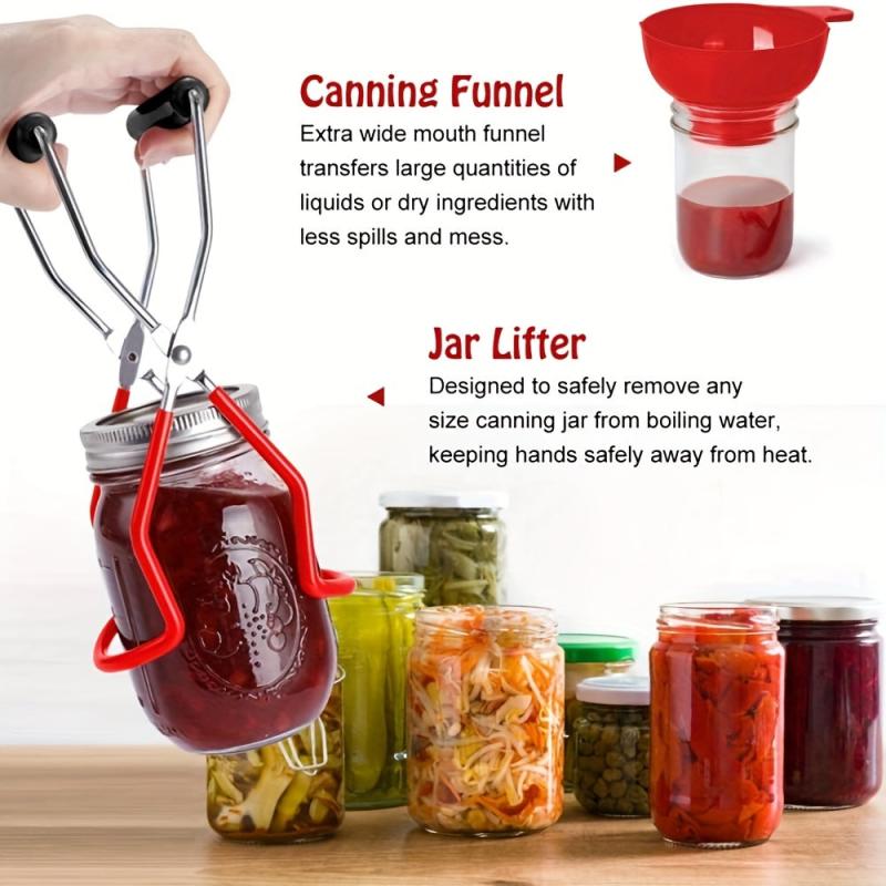 6pcs Canning Tools for Wide Mouth and Regular Jars