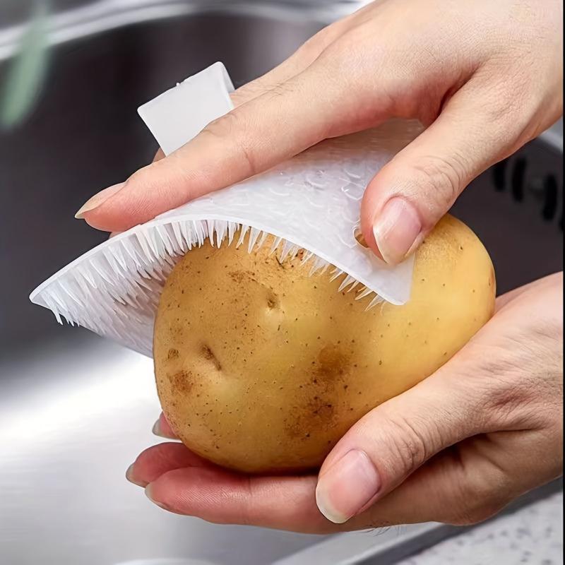 Vegetable & Fruit Cleaning Brush with Ring Handle