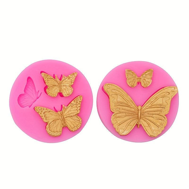 Butterfly Chocolate Mold 3D Silicone For DIY Cake Decorating Baking Tools