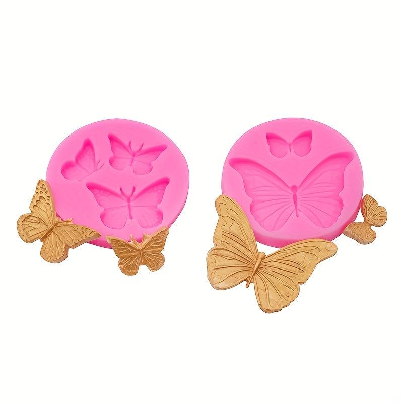 Butterfly Chocolate Mold 3D Silicone For DIY Cake Decorating Baking Tools