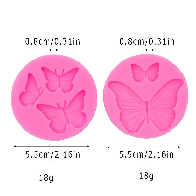 Butterfly Chocolate Mold 3D Silicone For DIY Cake Decorating Baking Tools