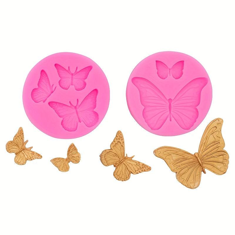 Butterfly Chocolate Mold 3D Silicone For DIY Cake Decorating Baking Tools