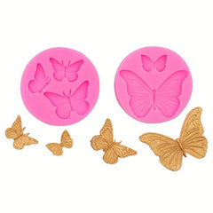 Butterfly Chocolate Mold 3D Silicone For DIY Cake Decorating Baking Tools