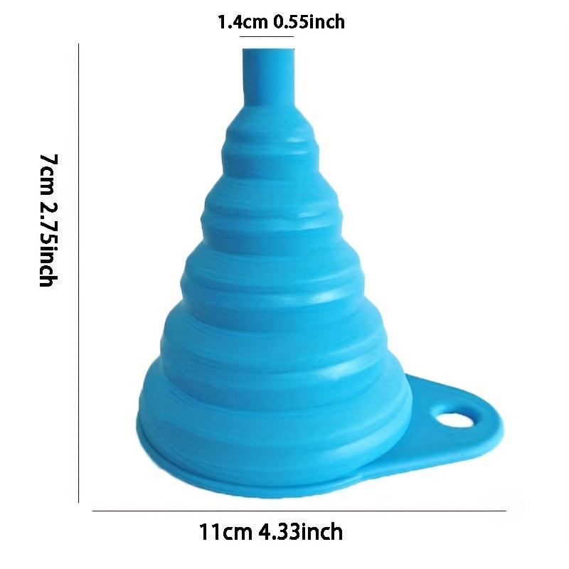 4pcs Collapsible Funnel Kitchen Supplies Wide Mouth Bottle Funnel