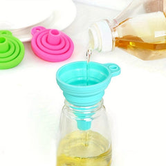 4pcs Collapsible Funnel Kitchen Supplies Wide Mouth Bottle Funnel