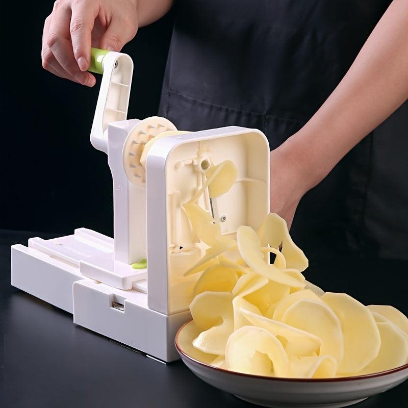 Manual Vegetable Spiralizer Zoodle Maker Potato Slicer Fruit Grater Kitchen