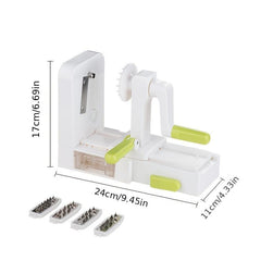 Manual Vegetable Spiralizer Zoodle Maker Potato Slicer Fruit Grater Kitchen
