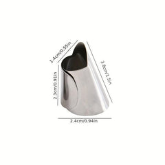 8pcs Stainless Steel Finger Thumb Picks Adjustable Protective Tool