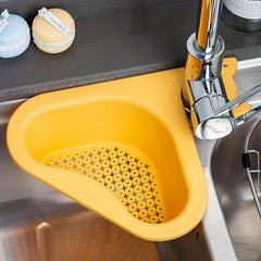Cat Ear Drain Basket Triangular Sink Filter Kitchen Sink Colander