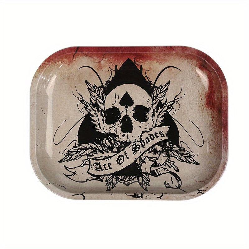 17x13 Metal Rolling Tray Durable Stylish Portable Serving Tray