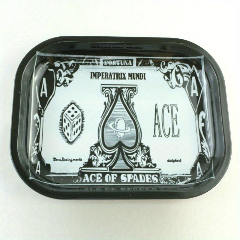 17x13 Metal Rolling Tray Durable Stylish Portable Serving Tray