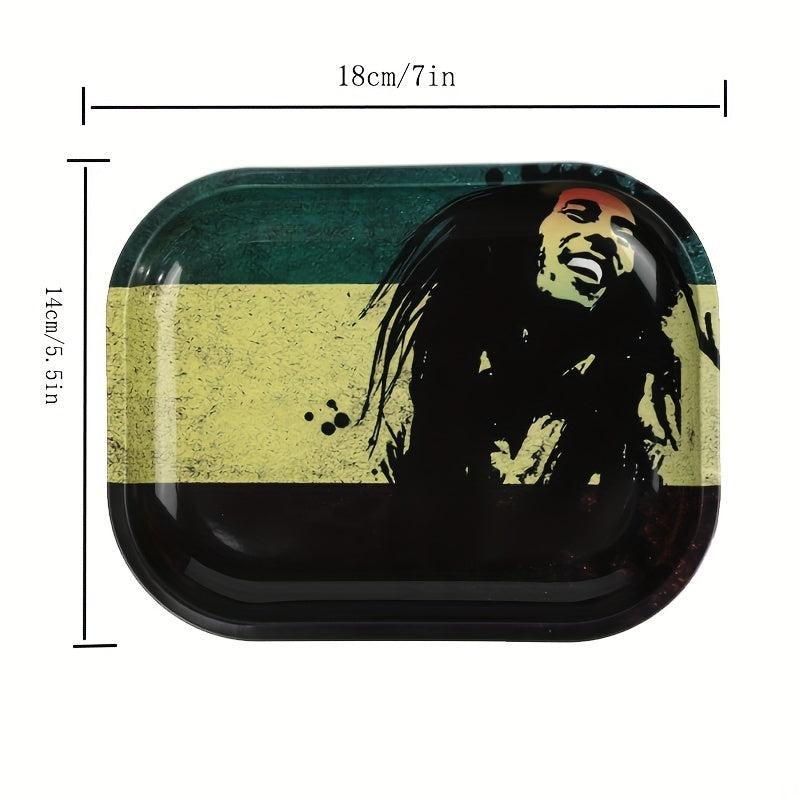 17x13 Metal Rolling Tray Durable Stylish Portable Serving Tray