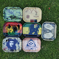 17x13 Metal Rolling Tray Durable Stylish Portable Serving Tray