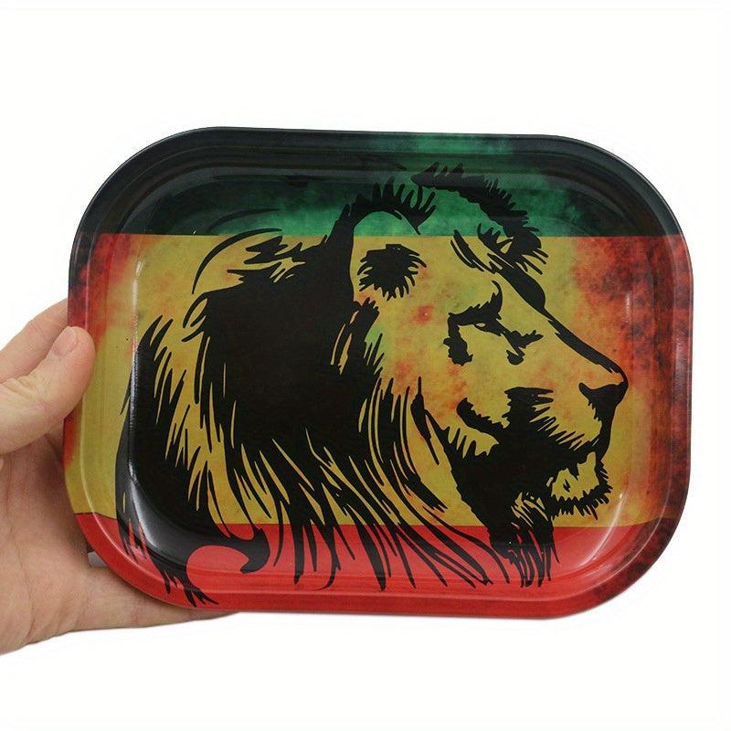 17x13 Metal Rolling Tray Durable Stylish Portable Serving Tray
