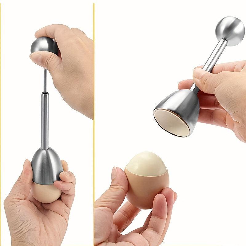 Stainless Steel Egg Topper Cutter Opener Remover Tool for Boiled Egg