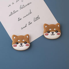 2pcs Funny Shiba Inu Refrigerator Magnets