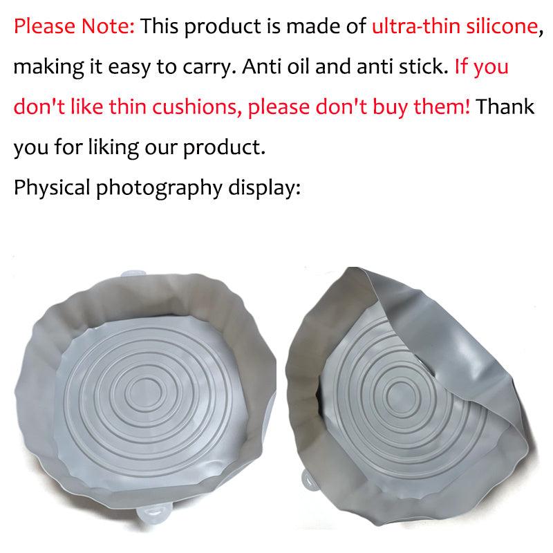 3pcs Air Fryer Liners Silicone Oven Baking Mat And Brush Set