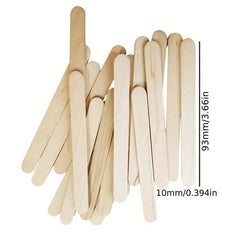 150 Wooden Ice Cream Sticks Popsicle Craft DIY Summer Lollipop Accessories Kit