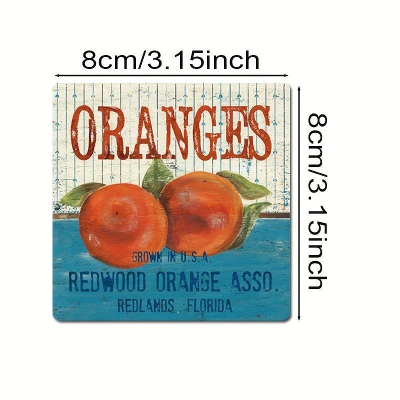 1pc 8X8cm Square Fridge Magnets for Home Decoration Kitchen Adult Gift