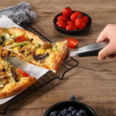 Pizza Cutter Wheel and Shovel Set Stainless Steel