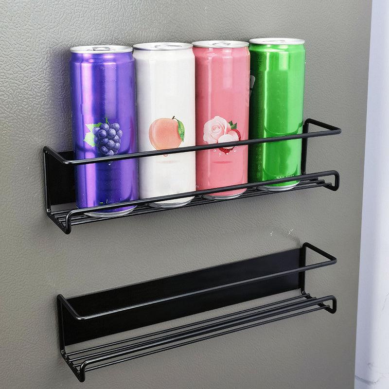2pcs Magnetic Spice Rack Shelf for Refrigerator Strong Magnetic Spice Shelf Kitc