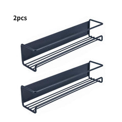 2pcs Magnetic Spice Rack Shelf for Refrigerator Strong Magnetic Spice Shelf Kitc