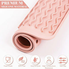 1pc Dish Drying Pad Kitchen Countertop Absorbent Mat
