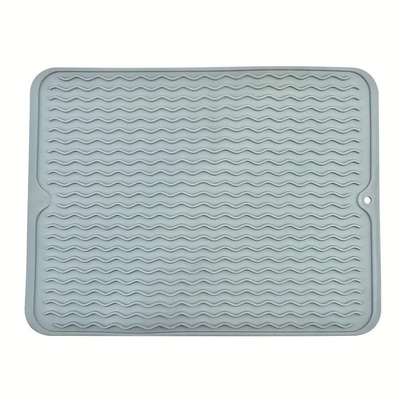 1pc Dish Drying Pad Kitchen Countertop Absorbent Mat