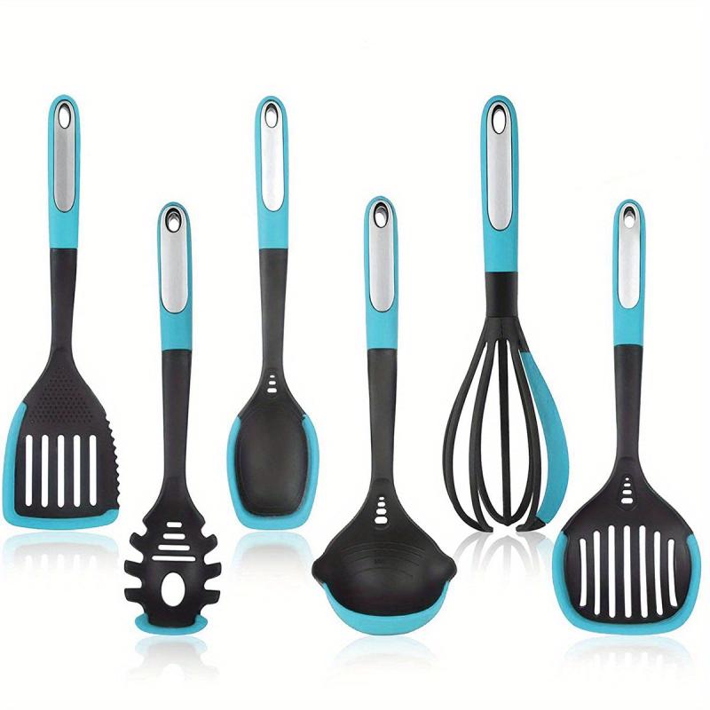 6pcs Silicone Kitchen Utensil Set Non Stick Safe and Durable Kitchen Tools