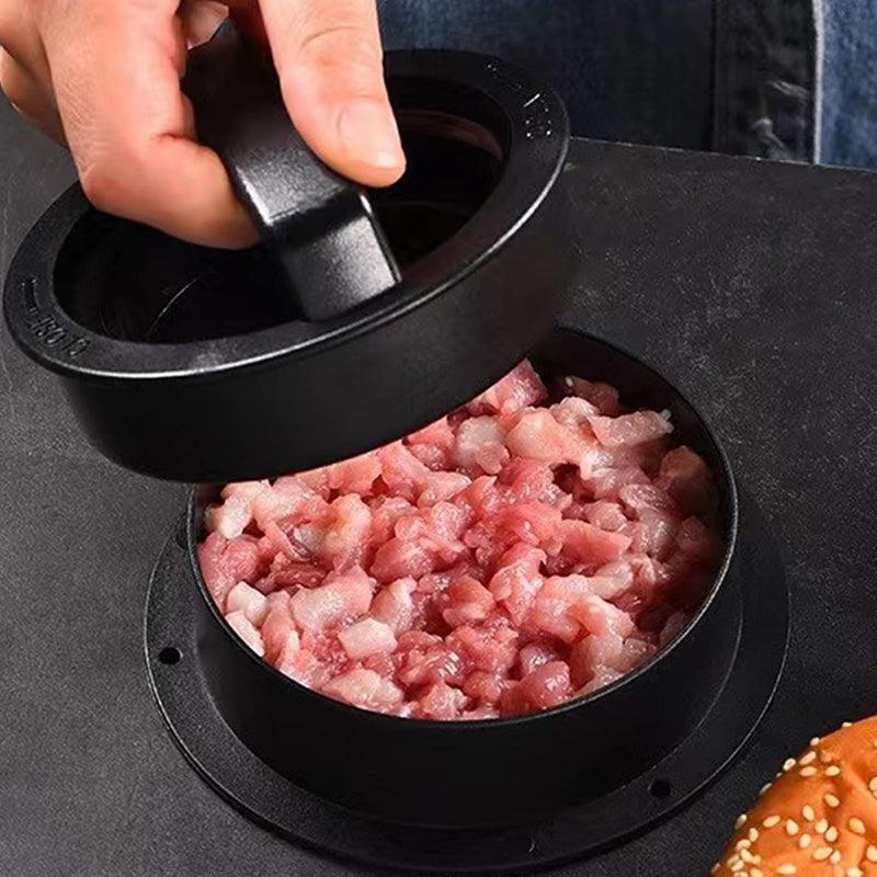 3-in-1 Meat Press Burger Mold Patty Maker Non-stick Round Hamburger Meat Maker