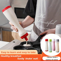 Pancake Batter Dispenser Non-drip Nozzle Easy Squeeze Bottle
