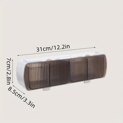 1pc Spice Jars Self Adhesive Wall Mounted Seasoning Containers
