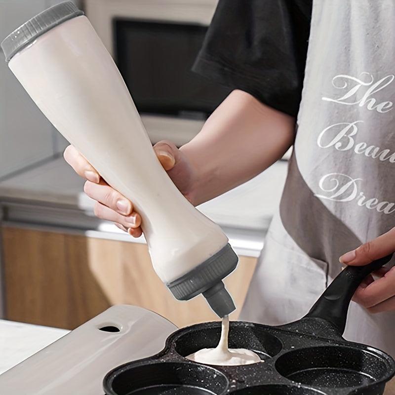 Pancake Batter Dispenser Easy Squeeze Non-Drip Nozzle