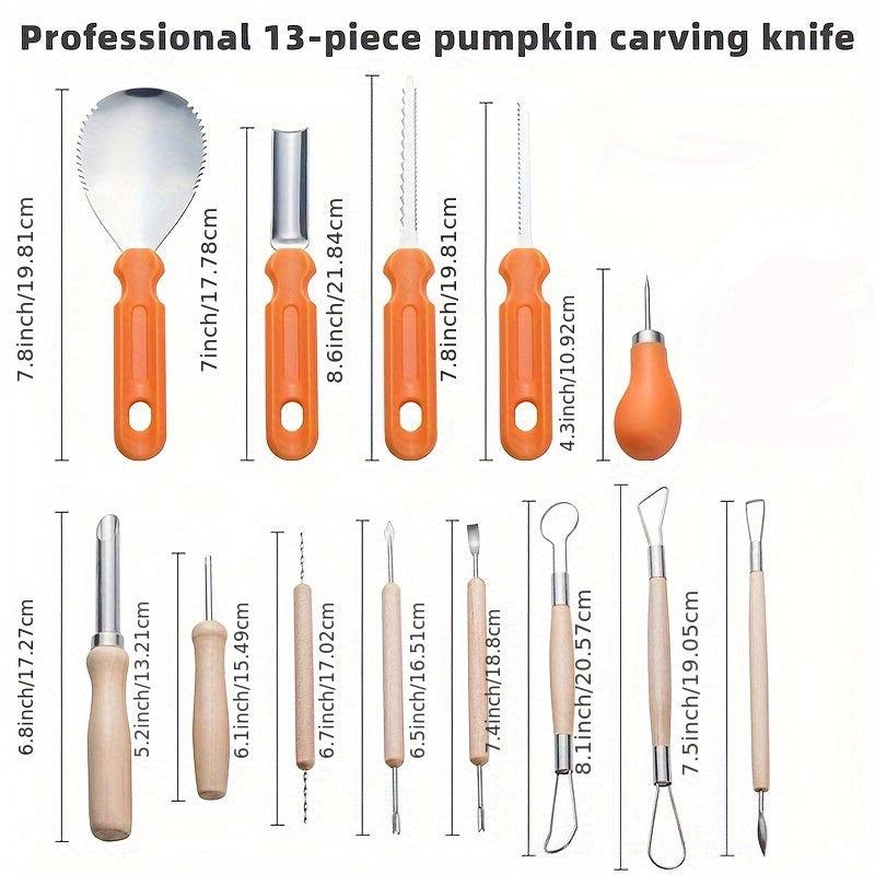 Halloween Pumpkin Carving Set 13pcs Jack O Lantern DIY Tools