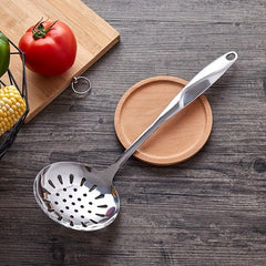 Stainless Steel Colander Spoon Skimmer Ladle Long Handle Hot Pot Filter Spoon