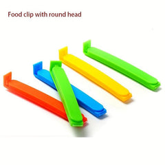 5pcs Round Head Sealing Clips Food Snack Dustproof Moisture proof Fresh keeping