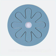 4pcs Silicone Coasters Kitchen Floral Pattern Table Mat Waterproof Heat Resistan