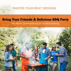 Wood Type Meat Smoking Guide Magnetic Smoker Accessory BBQ