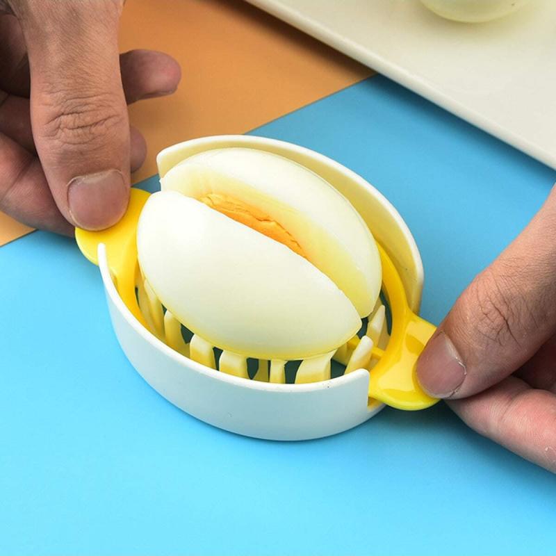 3in1 Egg Slicer Hard Boiled Eggs Cutter Kitchen Food Fruit Household