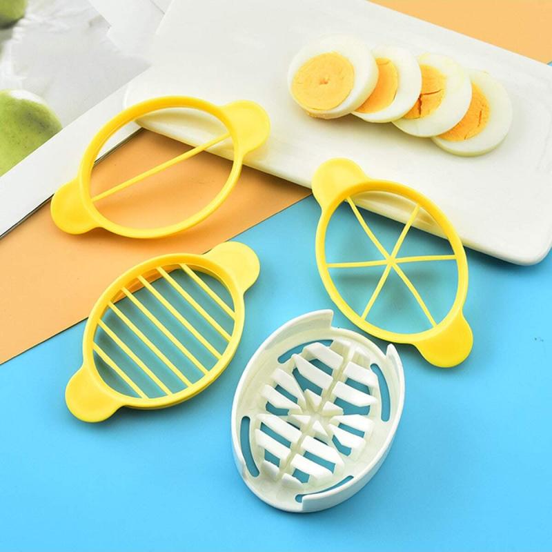 3in1 Egg Slicer Hard Boiled Eggs Cutter Kitchen Food Fruit Household