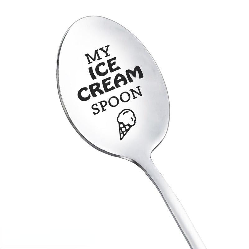 Custom Engraved Metal Spoon - Unique Gift - Engrave Spoon - Durable Spoon
