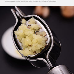 Stainless Steel Garlic Press Mincer Crusher Chopper Squeezer