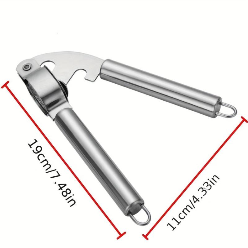 Stainless Steel Garlic Press Mincer Crusher Chopper Squeezer
