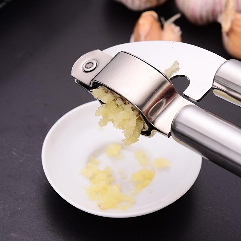 Stainless Steel Garlic Press Mincer Crusher Chopper Squeezer