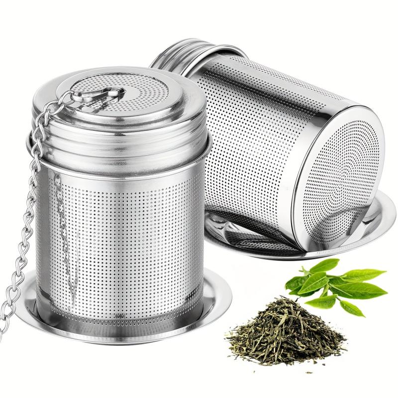 2pcs Tea Strainer Stainless Steel Mesh Tea Infuser Tea Filter