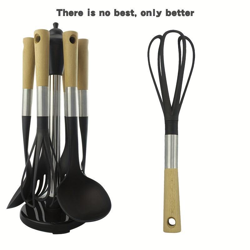Nylon Egg Beater Handheld Whisk For Blending Beating Stirring